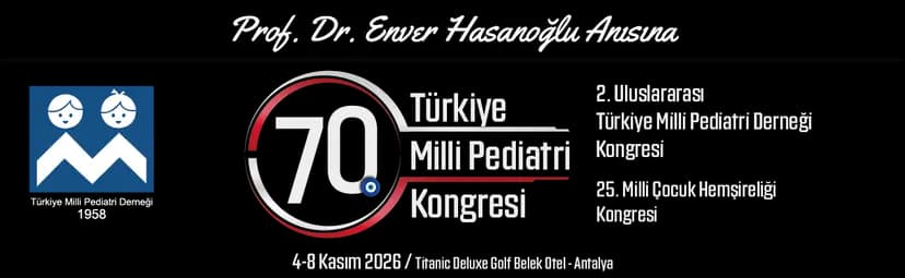 70. Türkiye Milli Pediatri Kongresi